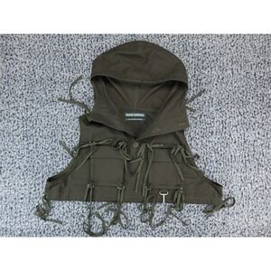 Reese Cooper SS23 Seed & Soil Hooded Utility Vest Olive Green Sz Large Tactical
